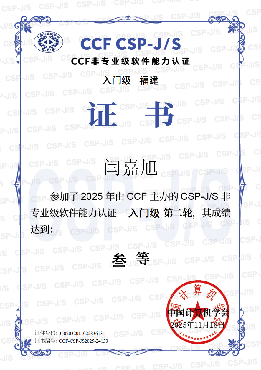 CSP专业能力认证